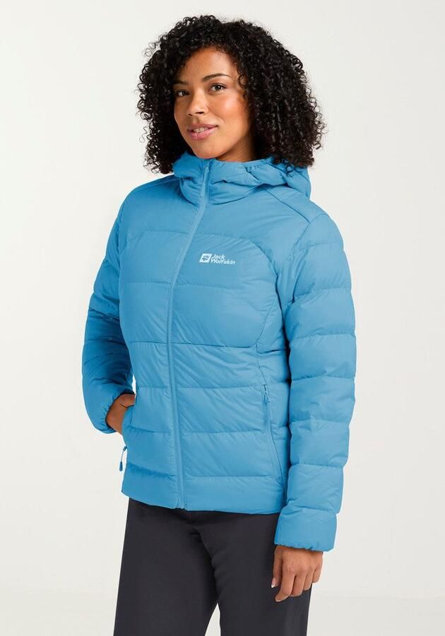 Jack Wolfskin Ather Down Hoody Women RDS Donsjack Dames XXL sky blue Sky Blue - Foto 14