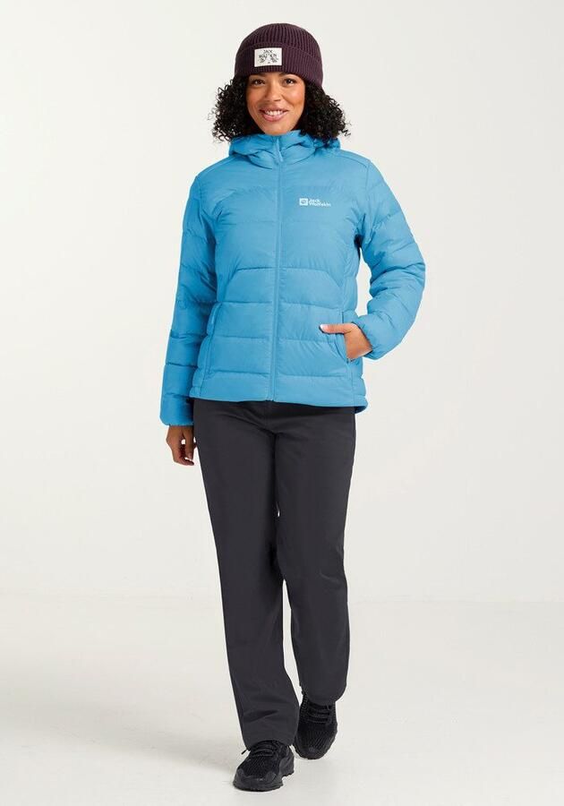 Jack Wolfskin Ather Down Hoody Women RDS Donsjack Dames XXL sky blue Sky Blue - Foto 5