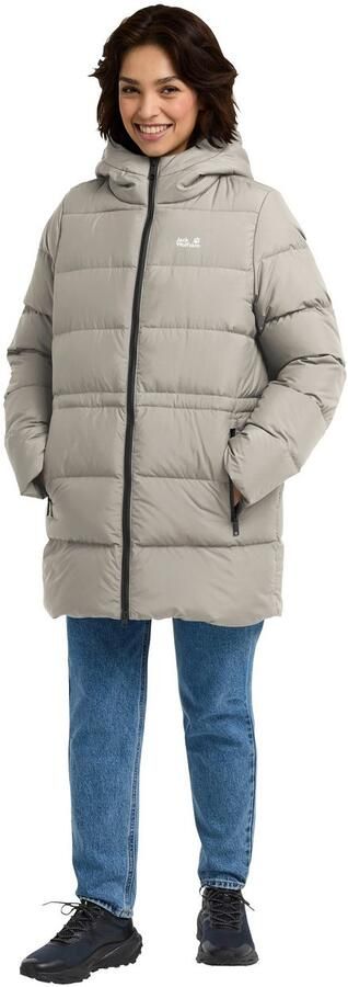 Jack Wolfskin Frozen Palace Long Jacket Women RDS Donsjas Dames XXL pale sand pale sand - Foto 7