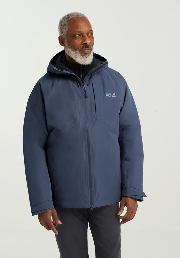 Jack Wolfskin Icecape 2L Down Ins Jacket Men RDS Waterdicht donsjack Heren XXXL midnight sky midnight sky - Foto 9
