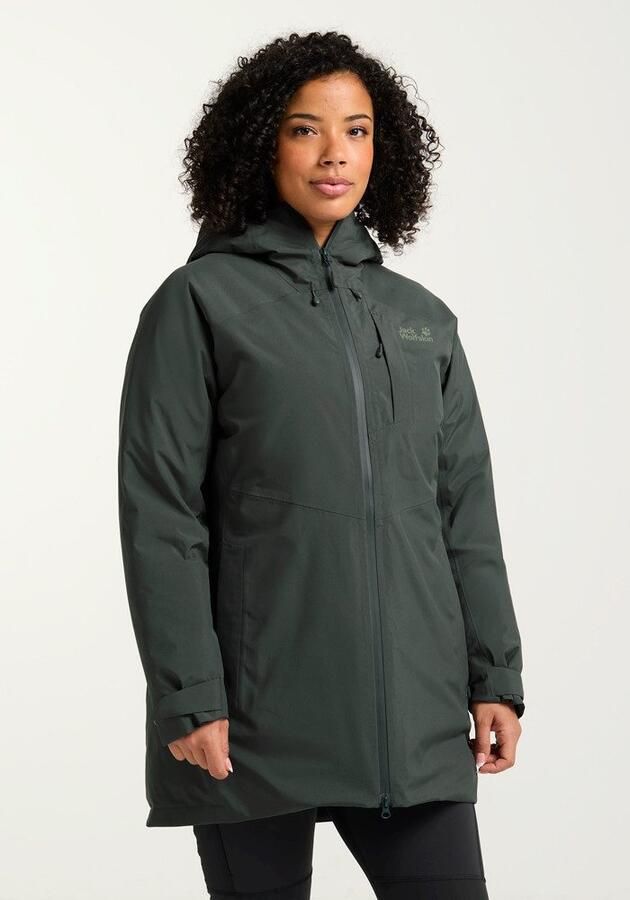 Jack Wolfskin Icecape 2L Down Ins Jacket Women RDS Waterdicht donsjack Dames XXL slate green slate green - Foto 9