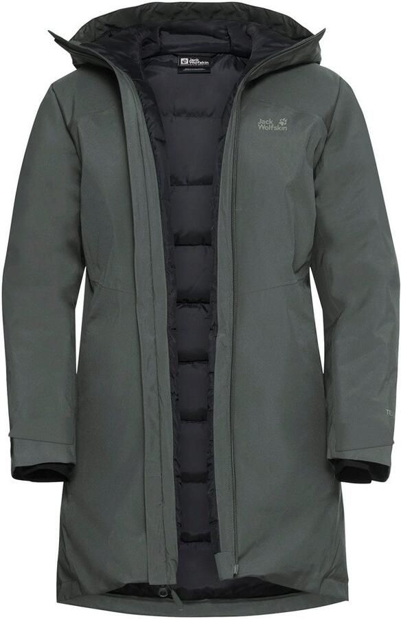 Jack Wolfskin Icecape 2L Down Ins Jacket Women RDS Waterdicht donsjack Dames XXL slate green slate green - Foto 6