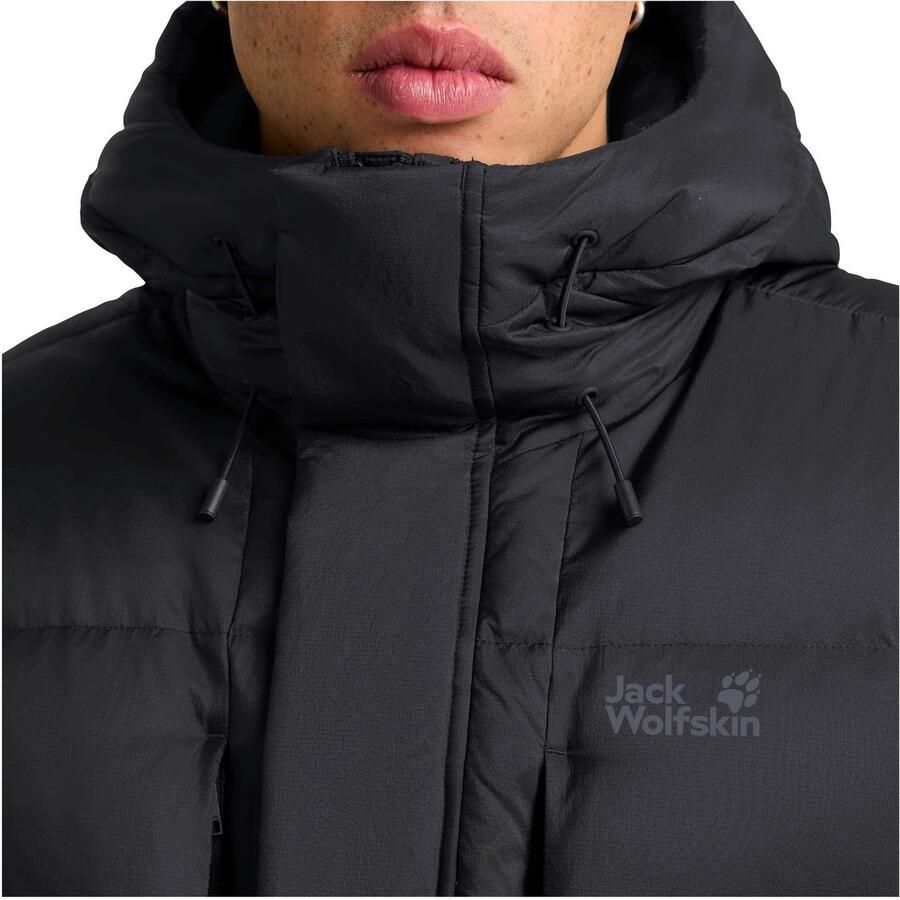 Jack Wolfskin Donsjack ICY HILL COAT Verwarmend winddicht dons Parka
