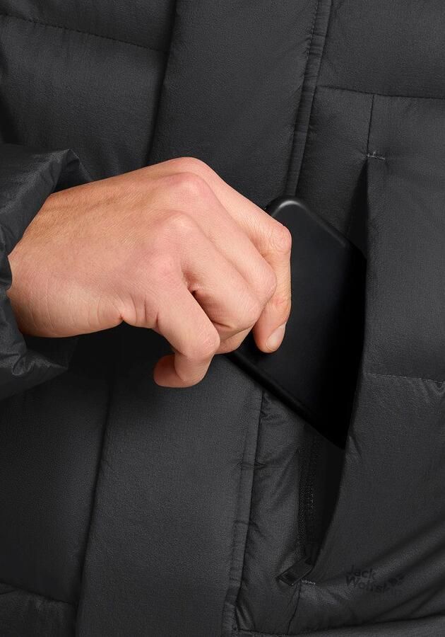 Jack Wolfskin Icy Hill Jacket Men RDS Donsjack Heren XXXL black - Foto 6