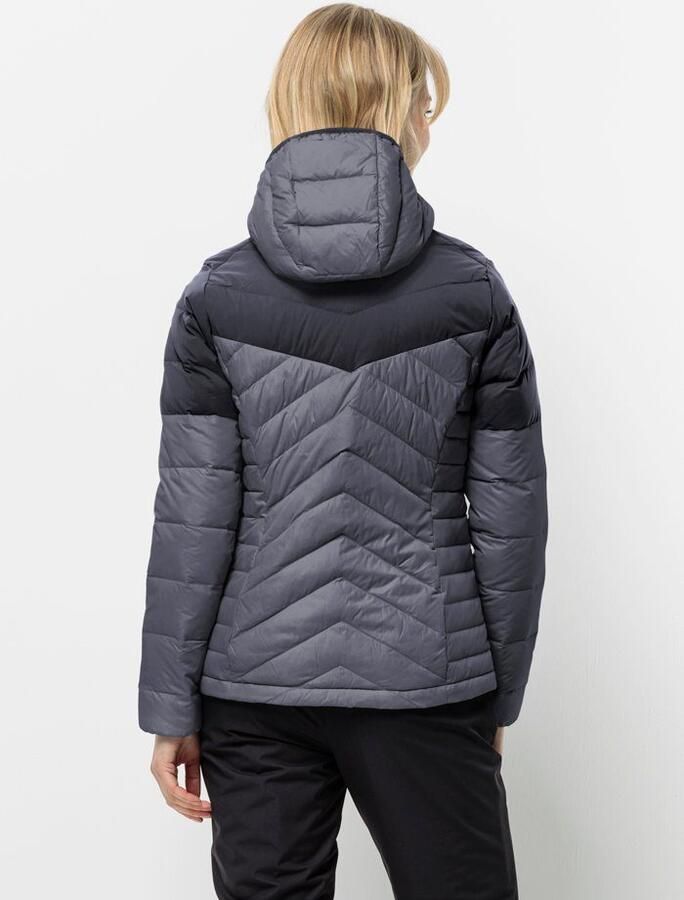 Jack Wolfskin Tundra Down Hoody Women Donsjack Dames XXL dolphin