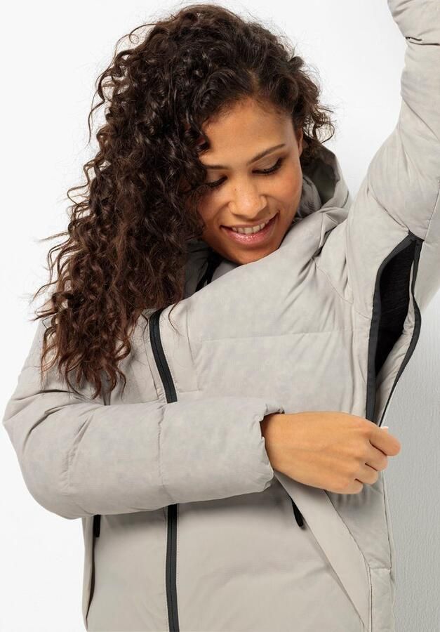 Jack Wolfskin Wandermood Down Jacket Women Donsjack Dames XXL dusty grey Dusty Grey - Foto 6