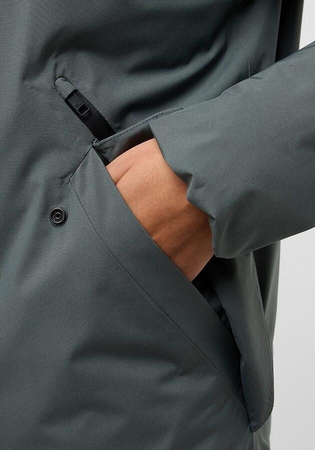 Jack Wolfskin Brandenburger Coat Women RDS Waterdichte winterjas Dames 2XL slate green slate green