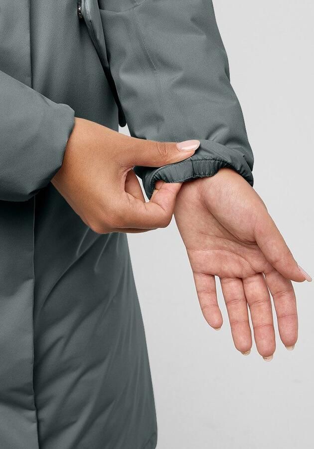 Jack Wolfskin Brandenburger Coat Women RDS Waterdichte winterjas Dames 2XL slate green slate green - Foto 6