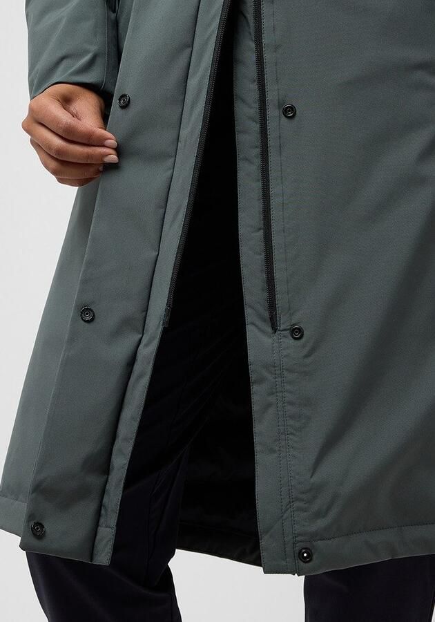 Jack Wolfskin Brandenburger Coat Women RDS Waterdichte winterjas Dames 2XL slate green slate green - Foto 7