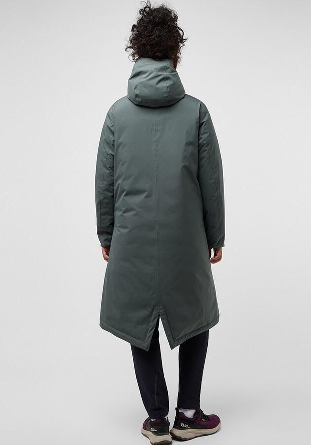 Jack Wolfskin Brandenburger Coat Women RDS Waterdichte winterjas Dames 2XL slate green slate green - Foto 9