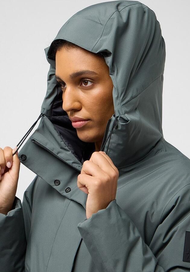 Jack Wolfskin Brandenburger Coat Women RDS Waterdichte winterjas Dames 2XL slate green slate green - Foto 12