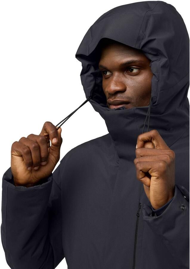 Jack Wolfskin Brandenburger Coat Men RDS Waterdichte winterjas Heren XXXL dark navy dark navy - Foto 3