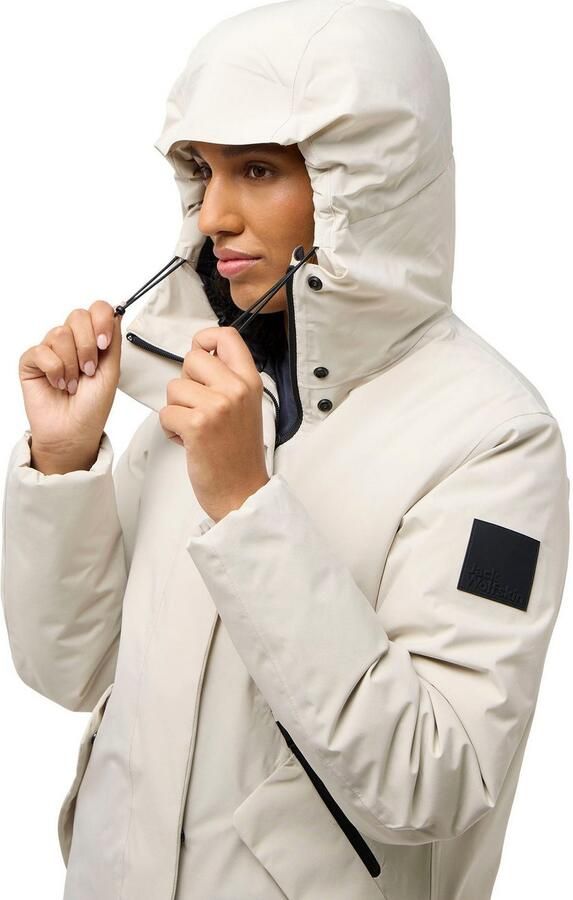 Jack Wolfskin Brandenburger Coat Women RDS Waterdichte winterjas Dames XXL seal - Foto 8
