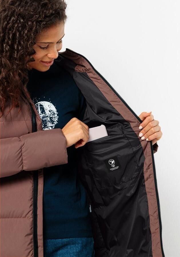 Jack Wolfskin Frozen Lake Coat Women RDS Donsjas Dames XXL wild ginger wild ginger - Foto 5