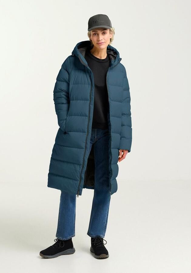 Jack Wolfskin Frozen Palace Coat Women RDS Donsjas Dames XXL aluminium blue aluminium blue - Foto 7
