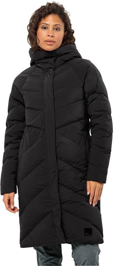 Jack Wolfskin Marienplatz Coat Women RDS Donsjas Dames XXL black