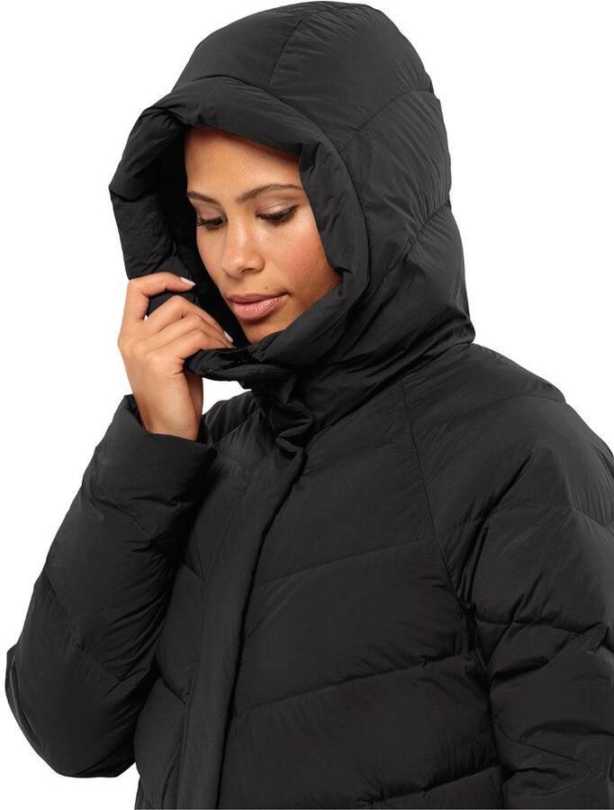 Jack Wolfskin Marienplatz Coat Women RDS Donsjas Dames XXL black