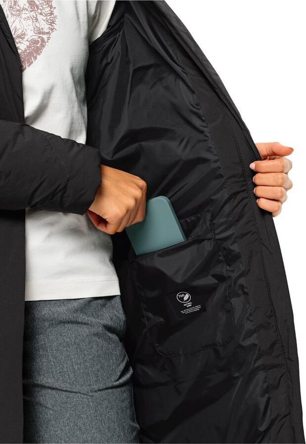 Jack Wolfskin Marienplatz Coat Women RDS Donsjas Dames XXL black - Foto 2
