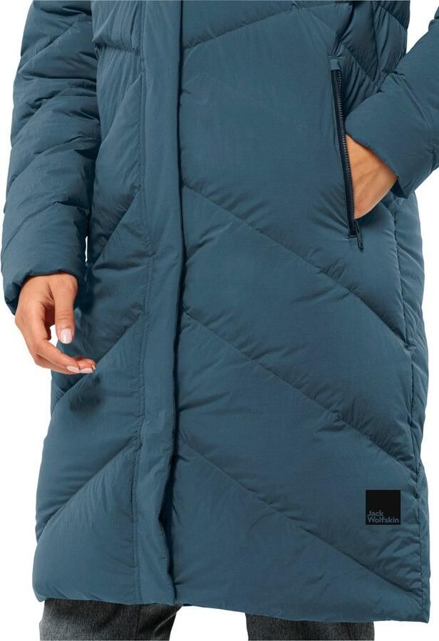 Jack Wolfskin Marienplatz Coat Women RDS Donsjas Dames XXL aluminium blue aluminium blue - Foto 4