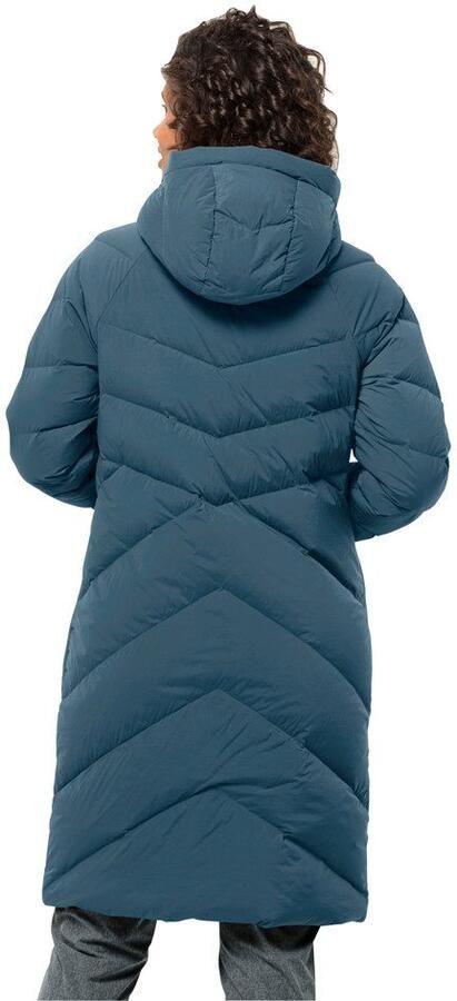 Jack Wolfskin Marienplatz Coat Women RDS Donsjas Dames XXL aluminium blue aluminium blue - Foto 7