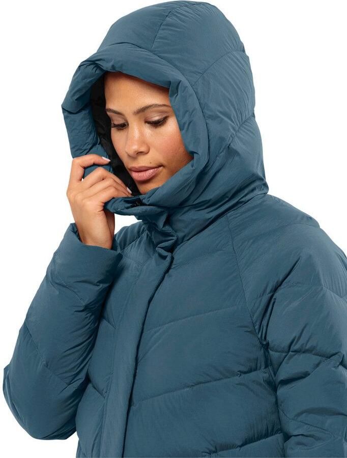 Jack Wolfskin Marienplatz Coat Women RDS Donsjas Dames XXL aluminium blue aluminium blue