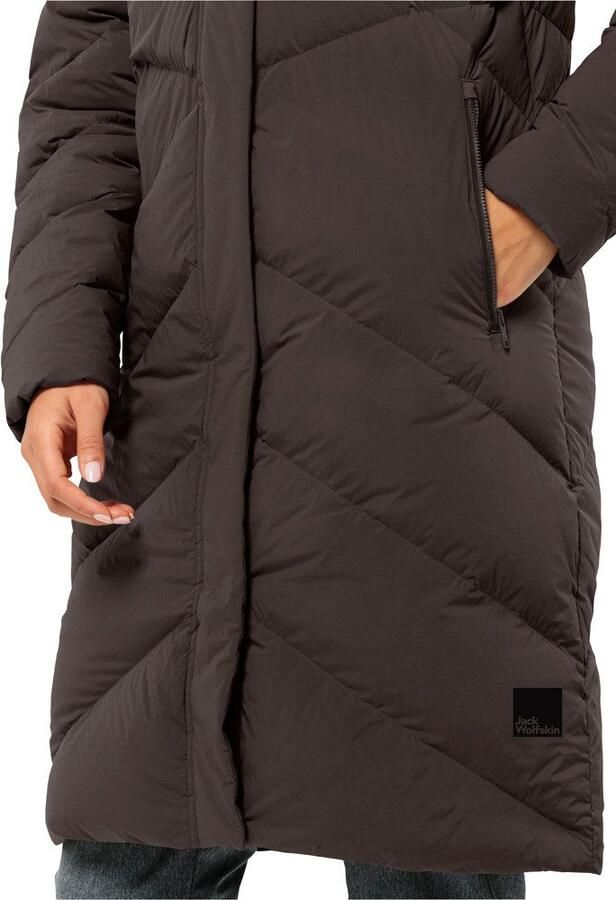 Jack Wolfskin Marienplatz Coat Women RDS Donsjas Dames XXL peat - Foto 6