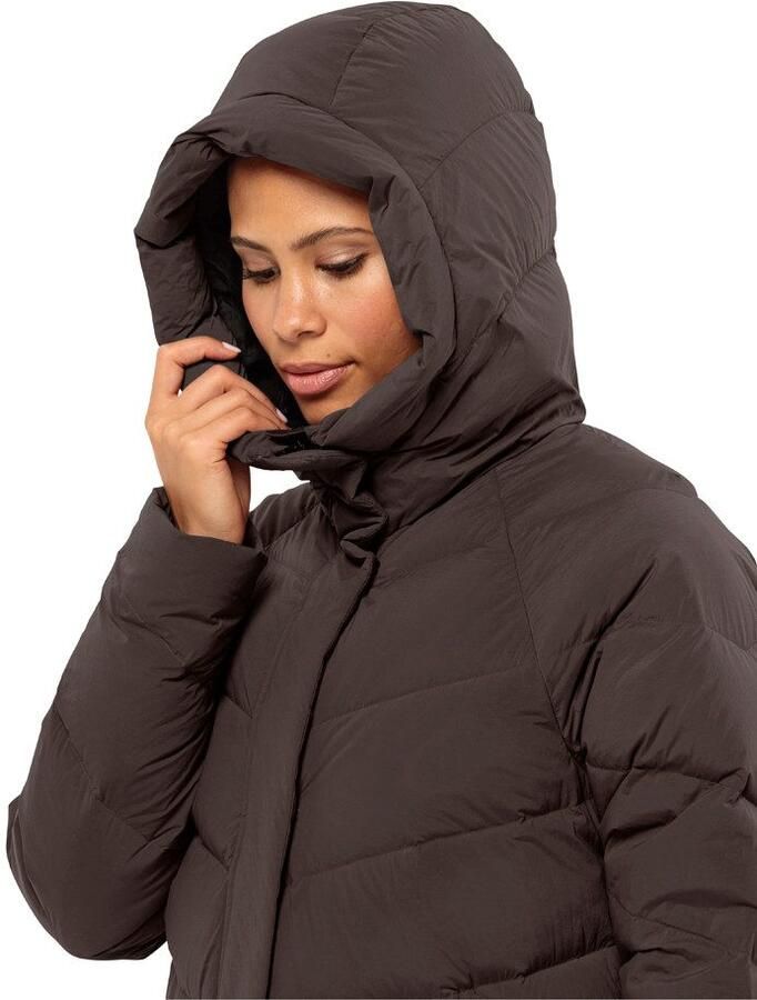 Jack Wolfskin Marienplatz Coat Women RDS Donsjas Dames XXL peat