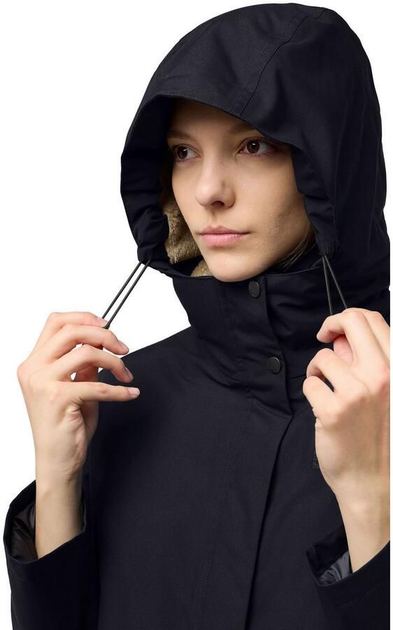 Jack Wolfskin Wintertor Coat Women RDS Waterdichte winterjas Dames XXL black - Foto 7