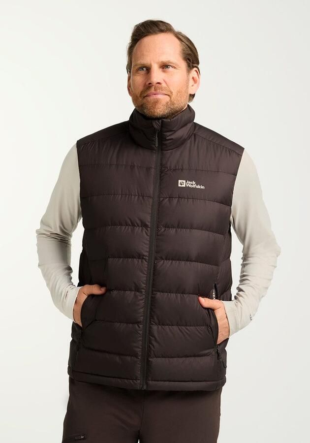 Jack Wolfskin Ather Down Vest Men RDS Donzen bodywarmer Heren XXXL peat - Foto 9