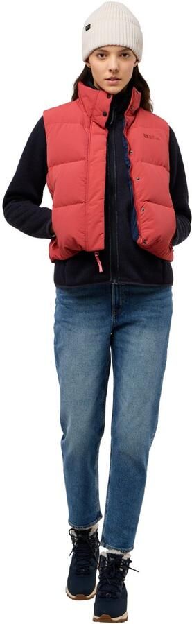 Jack Wolfskin Nordlicht Vest Women RDS Donzen bodywarmer Dames XXL red coral red coral - Foto 5