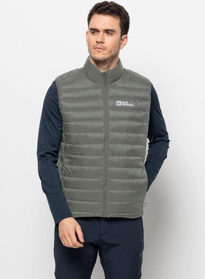 Jack Wolfskin Packs & GO Down Vest Men Donzen bodywarmer Heren XXL gecko green gecko green - Foto 5