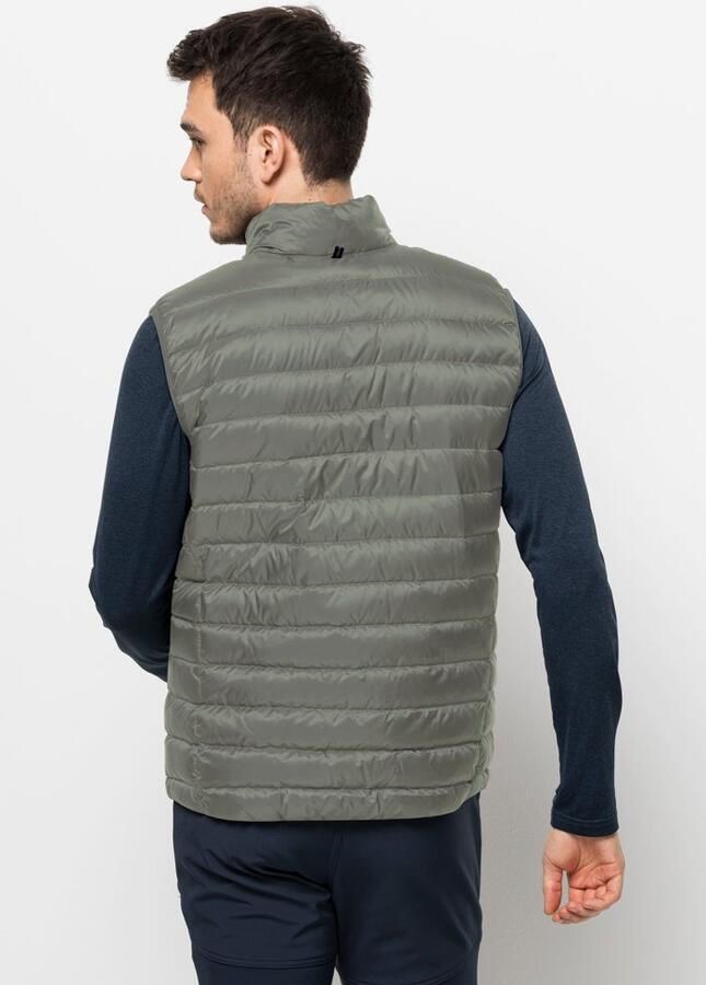 Jack Wolfskin Packs & GO Down Vest Men Donzen bodywarmer Heren XXL gecko green gecko green