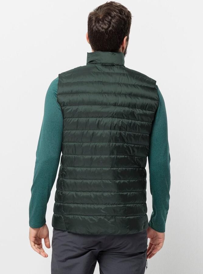 Jack Wolfskin Pilvi Down Vest Men RDS Donzen bodywarmer Heren XXL black olive black olive