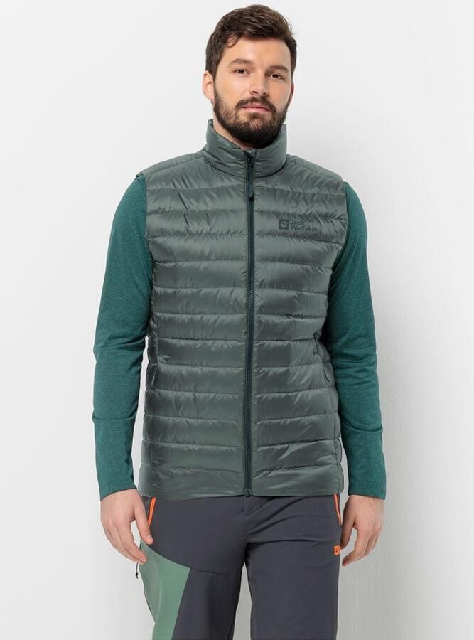 Jack Wolfskin Pilvi Down Vest Men RDS Donzen bodywarmer Heren XXXL hedge green Hedge Green - Foto 4