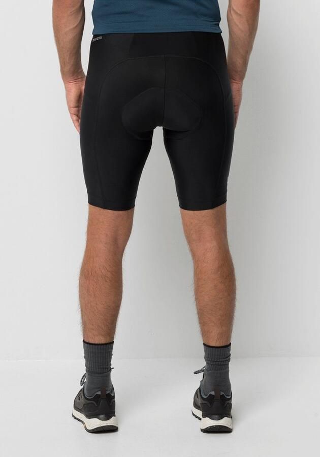 Jack Wolfskin Morobbia Padded Shorts Men Fietsshort Heren L zwart black