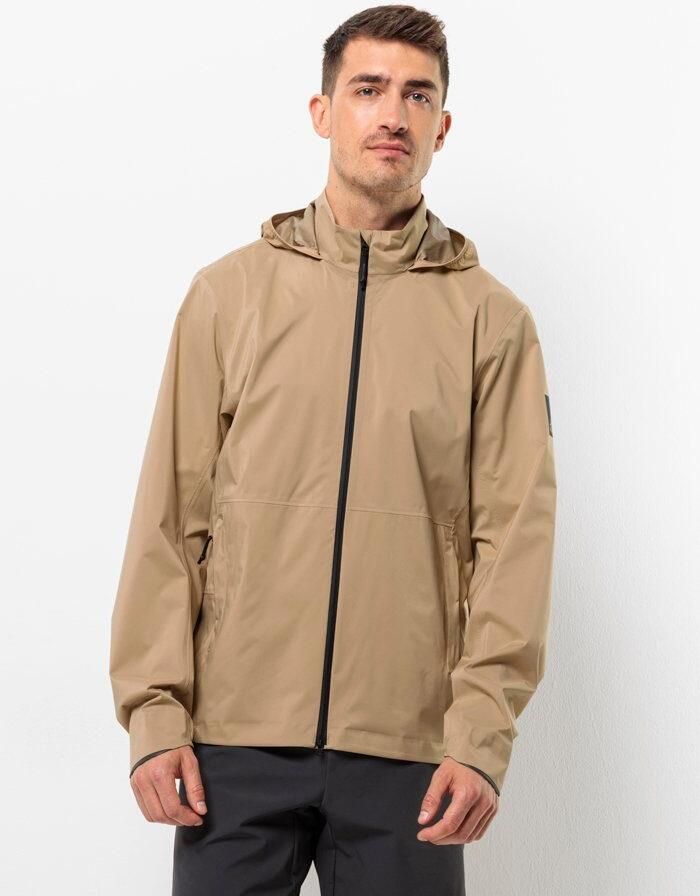Jack Wolfskin Bike Commute 2.5L Jacket Men Fiets-regenjack Heren XXXL sand storm sand storm - Foto 8