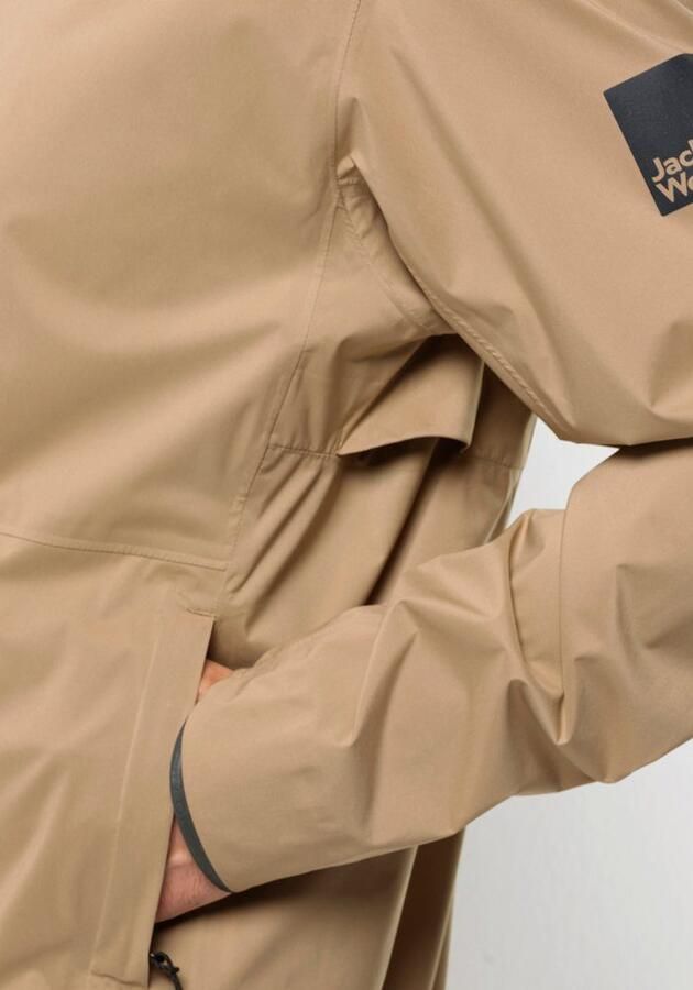 Jack Wolfskin Bike Commute 2.5L Jacket Men Fiets-regenjack Heren XXXL sand storm sand storm - Foto 5