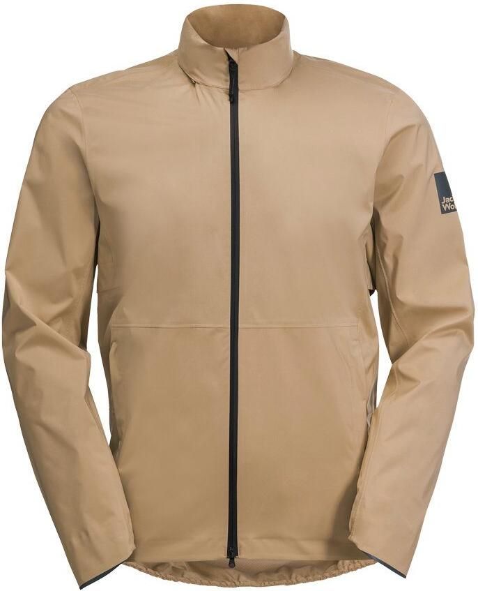 Jack Wolfskin Bike Commute 2.5L Jacket Men Fiets-regenjack Heren XXXL sand storm sand storm - Foto 3