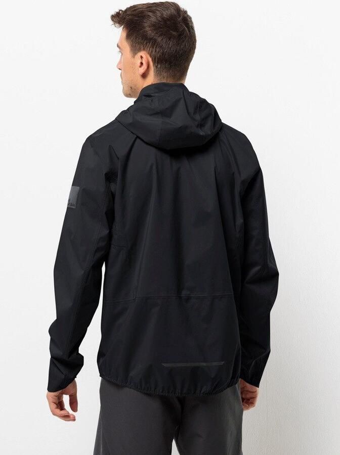 Jack Wolfskin Bike Commute 2.5L Jacket Men Fiets-regenjack Heren XXXL phantom