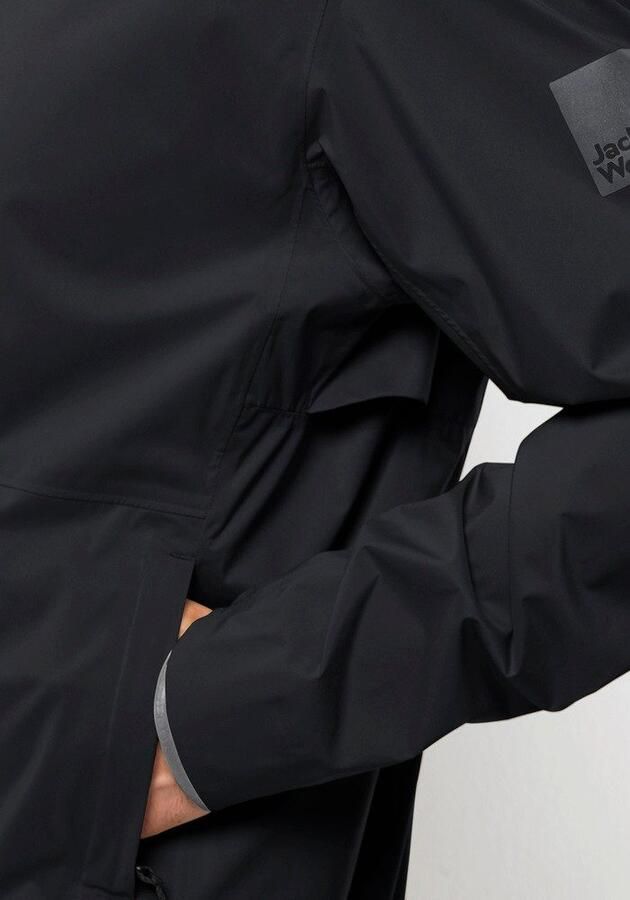 Jack Wolfskin Bike Commute 2.5L Jacket Men Fiets-regenjack Heren XXXL phantom - Foto 4