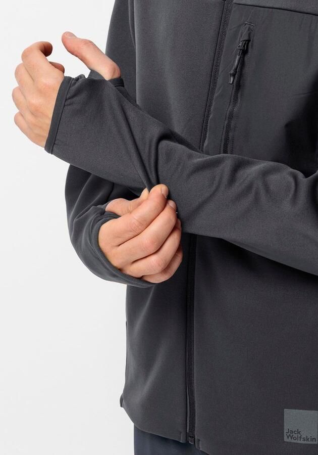 Jack Wolfskin Bike Commute Jacket Men Fleece jack Heren XXXL phantom - Foto 3