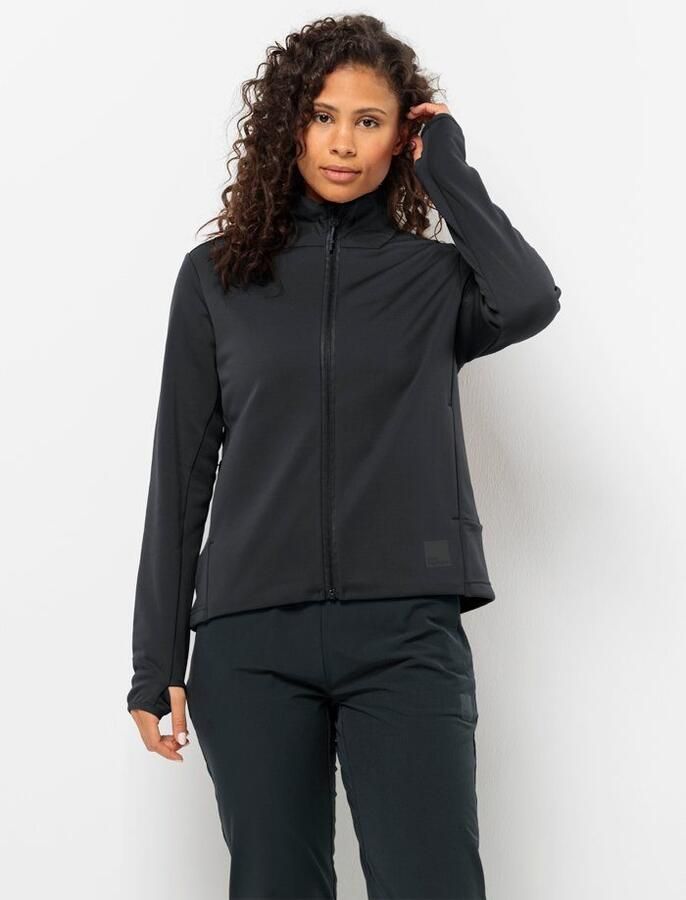 Jack Wolfskin Bike Commute Jacket Women Fleece jack Dames XXL phantom - Foto 6