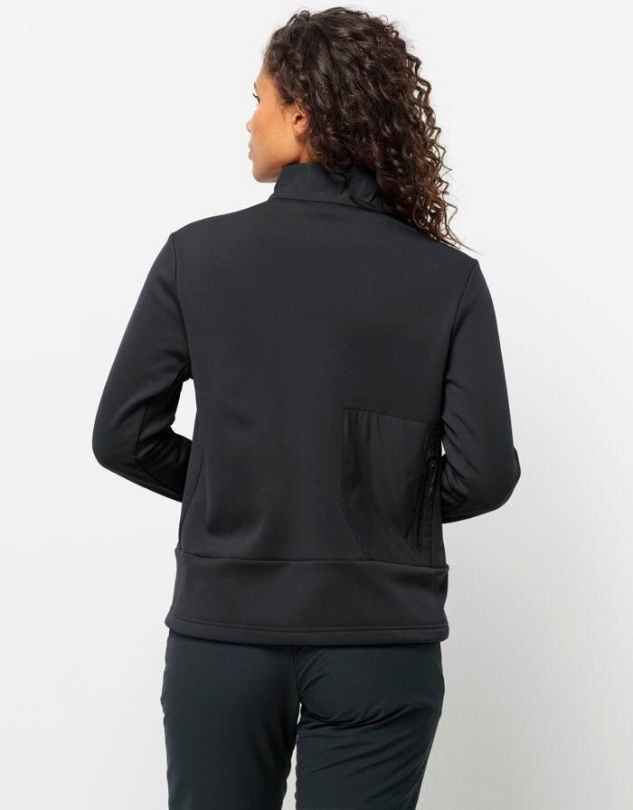 Jack Wolfskin Bike Commute Jacket Women Fleece jack Dames XXL phantom