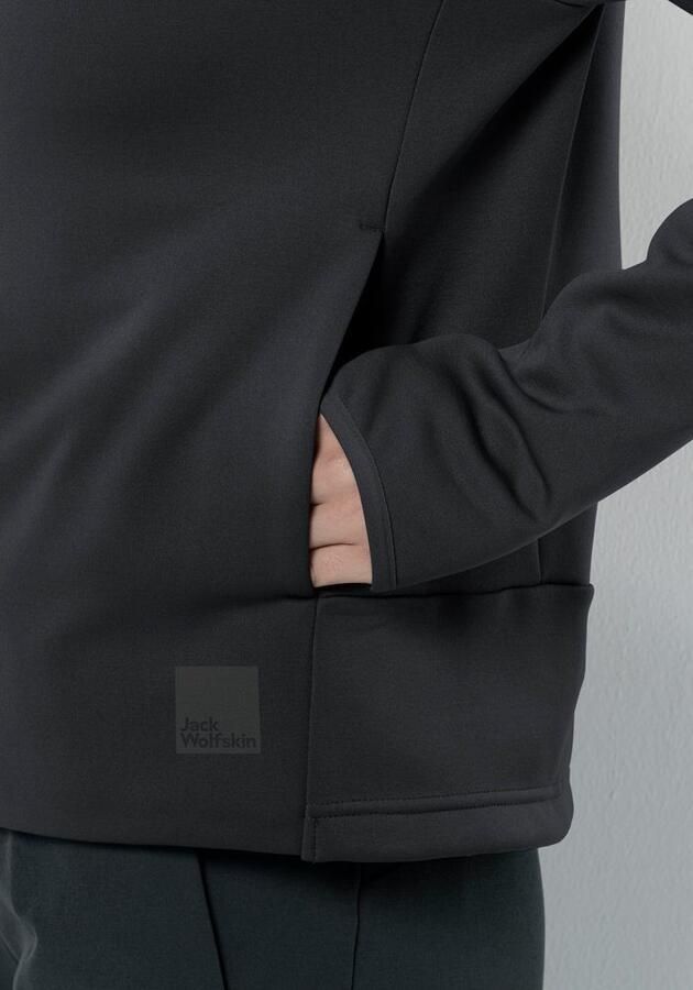 Jack Wolfskin Bike Commute Jacket Women Fleece jack Dames XXL phantom - Foto 4