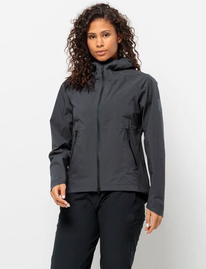 Jack Wolfskin Bike Commute Mono Jacket Women Regenjack van mono-materiaal Dames XXL phantom - Foto 7
