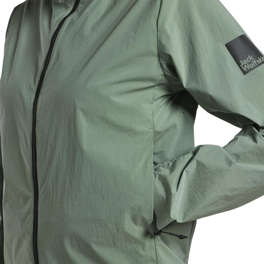 Jack Wolfskin Bike Commute Wind Jacket Women Softshelljack Dames 2XL eucalyptus