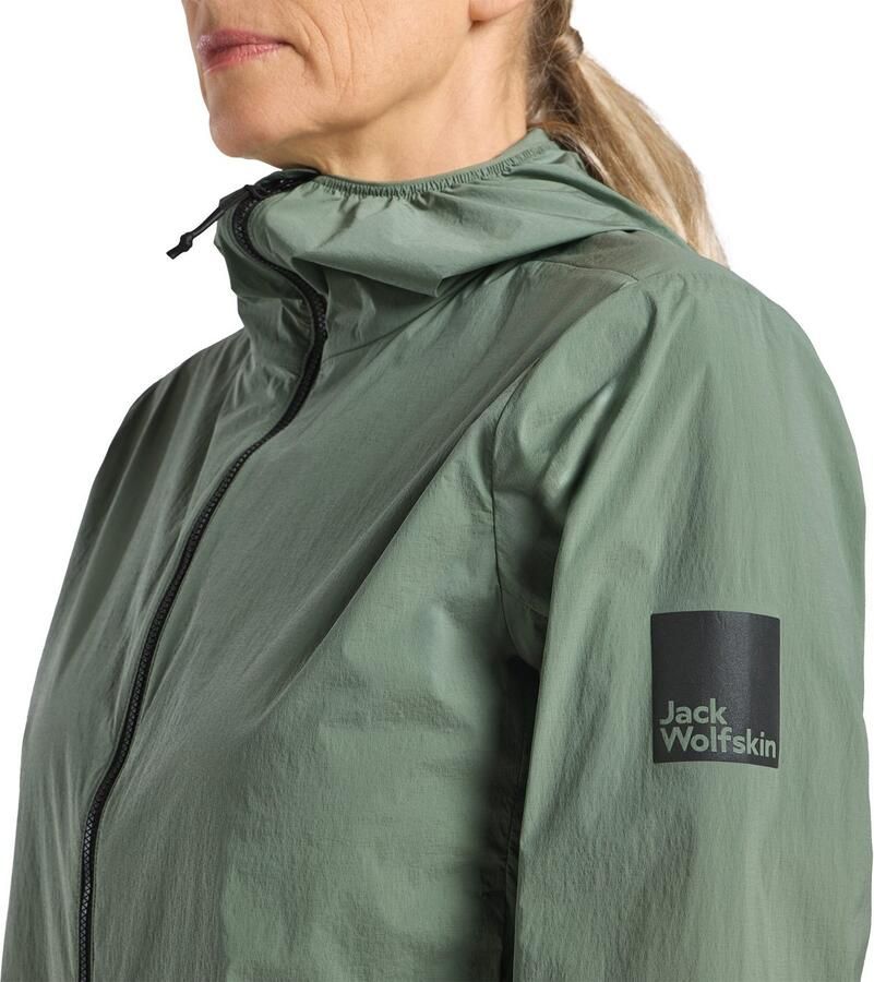 Jack Wolfskin Bike Commute Wind Jacket Women Softshelljack Dames 2XL eucalyptus - Foto 3