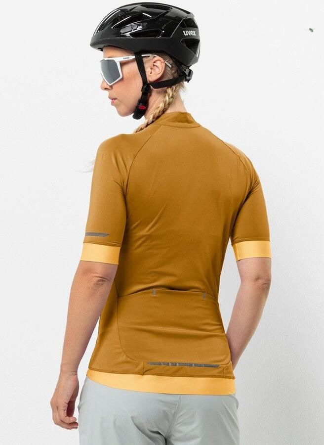 Jack Wolfskin Gravex FZ S|S Women Fietstricot Dames XXL salted caramel Salted Caramel - Foto 2