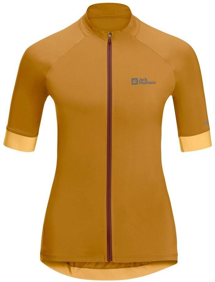 Jack Wolfskin Gravex FZ S|S Women Fietstricot Dames XXL salted caramel Salted Caramel