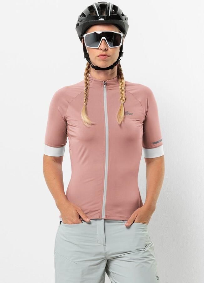Jack Wolfskin Gravex FZ S|S Women Fietstricot Dames XXL rose dawn Rose Dawn - Foto 6